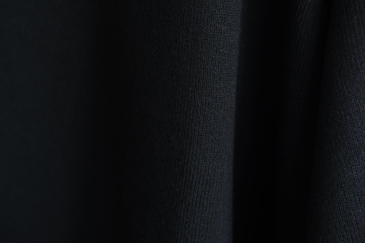 MITTAN / スーパー180'sウールタートル 黒 KN-37 / unisex