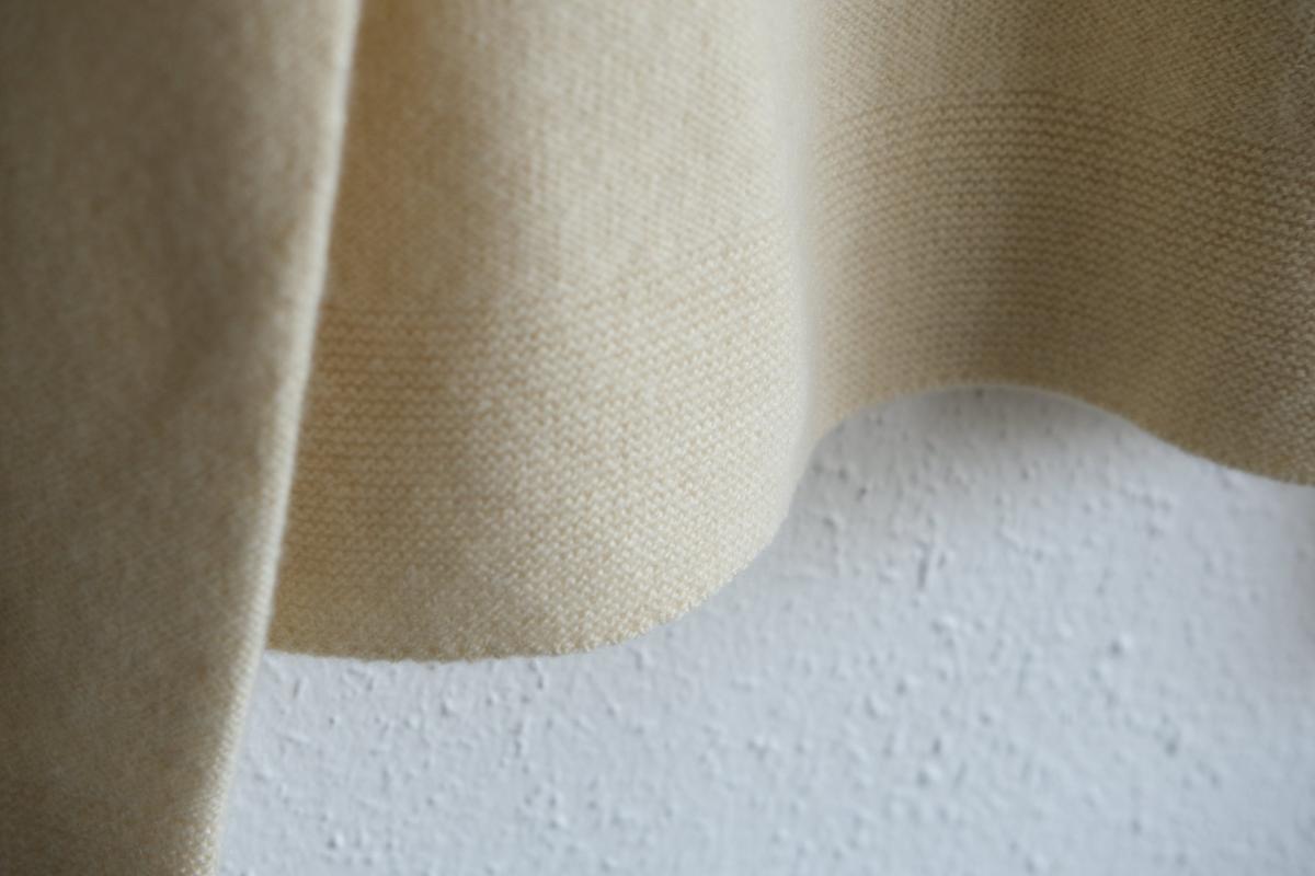 enrica cashmere sable knit｜natural×beige