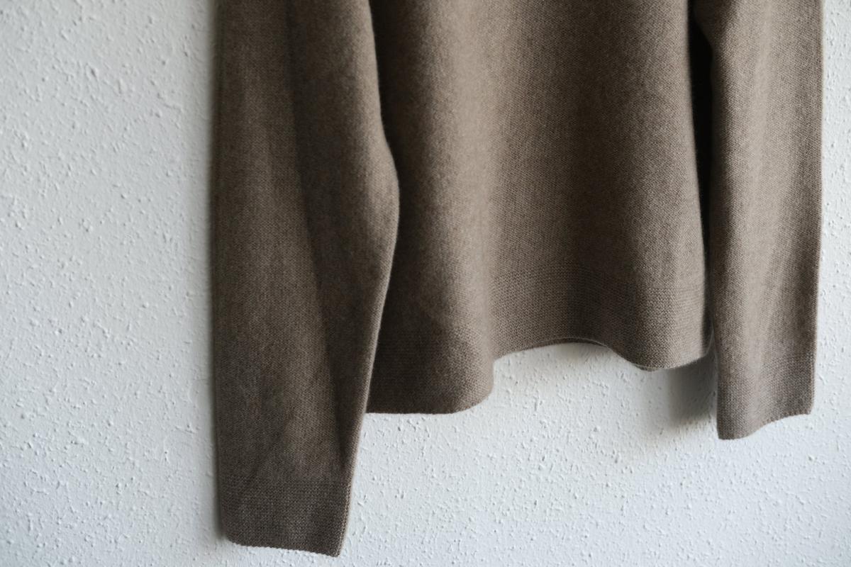 enrica cashmere sable knit｜mocha(dark)
