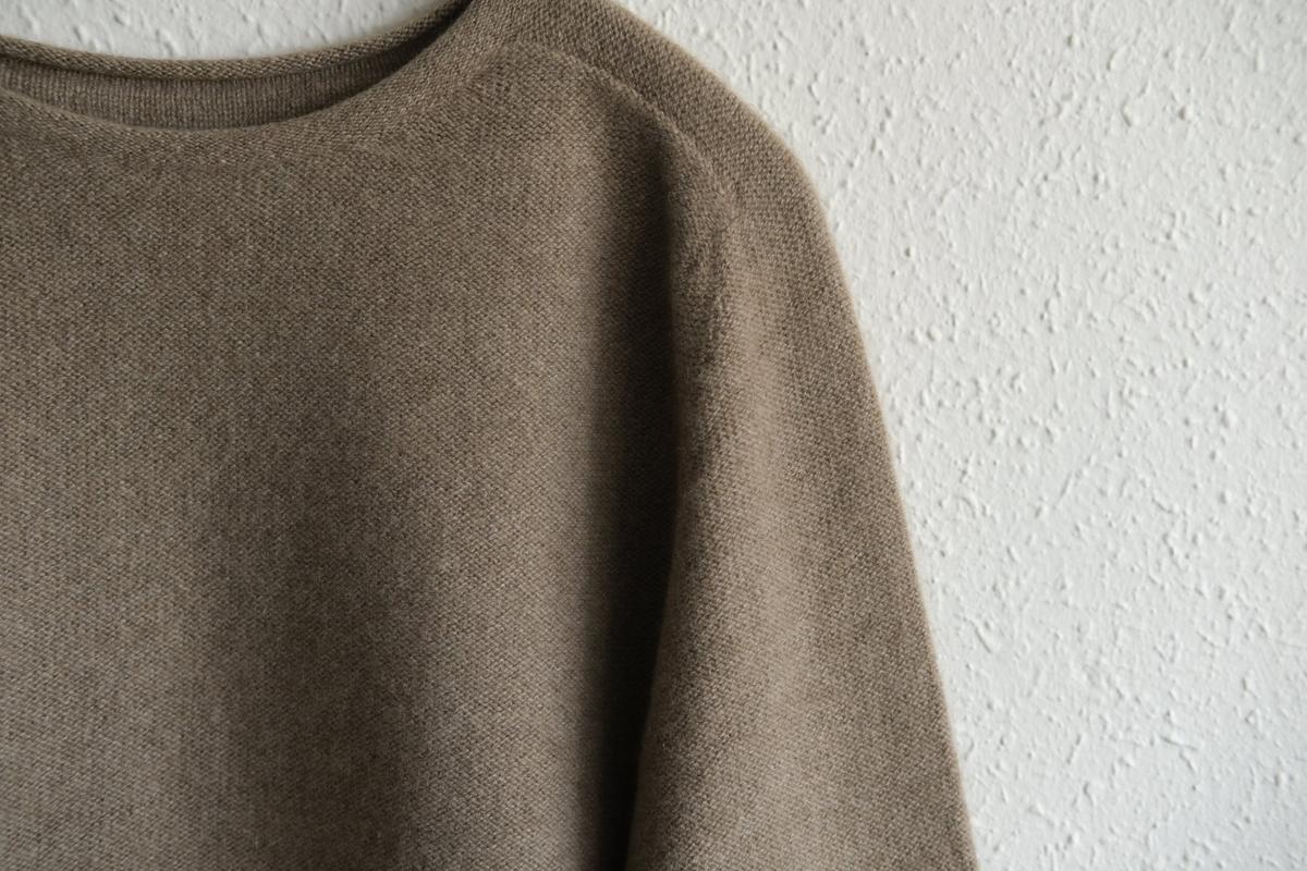 enrica cashmere sable knit｜mocha(dark)