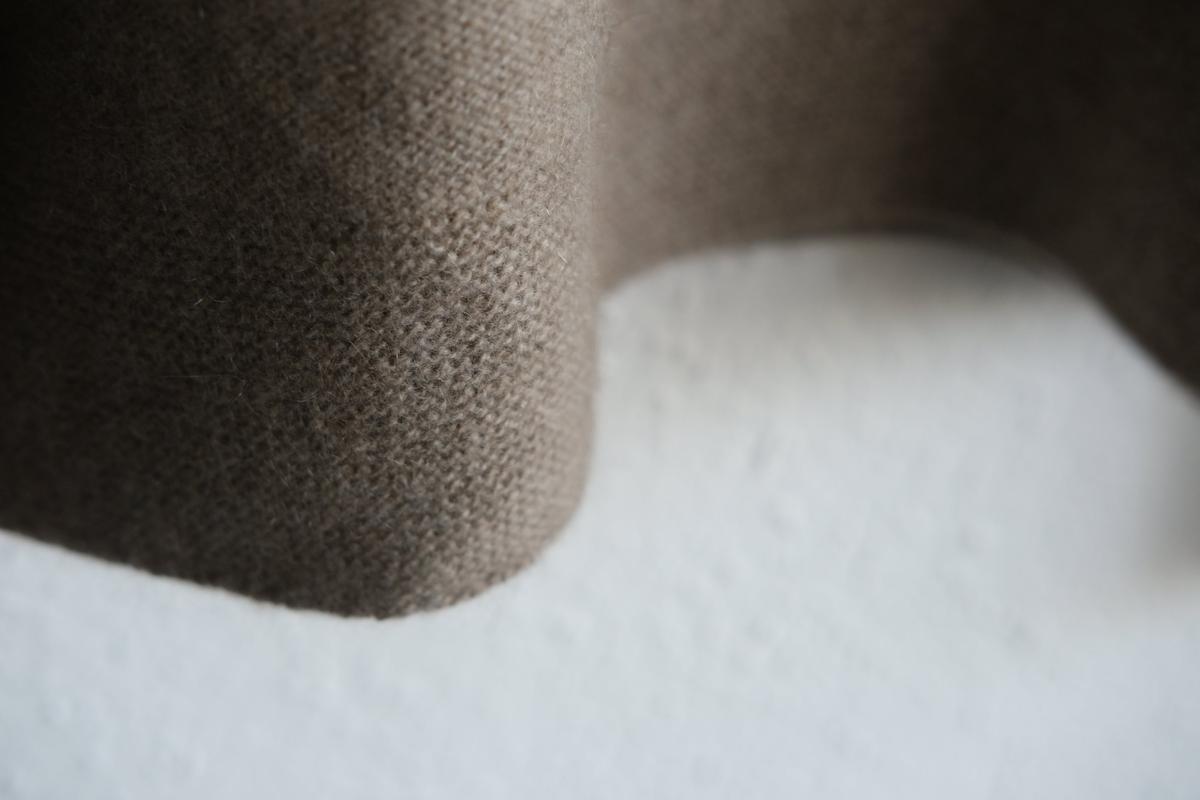 enrica cashmere sable knit｜mocha(dark)