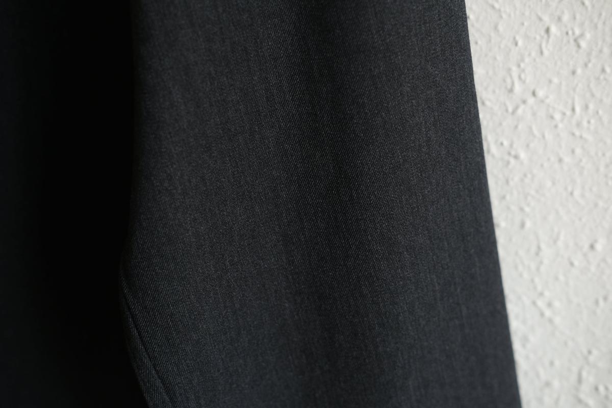 MITTAN / ストレッチNMウールシャツ 墨黒 SH-145 / unisex