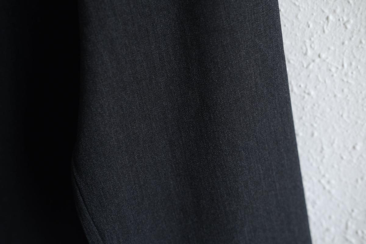 MITTAN / ストレッチNMウールシャツ 墨黒 SH-145 / unisex