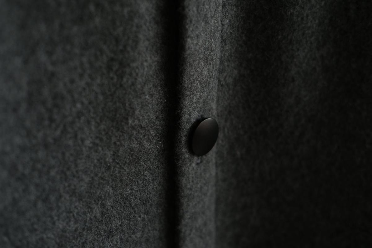 MITTAN / ウールシルクキャメルシャツ 灰 SH-108 / unisex