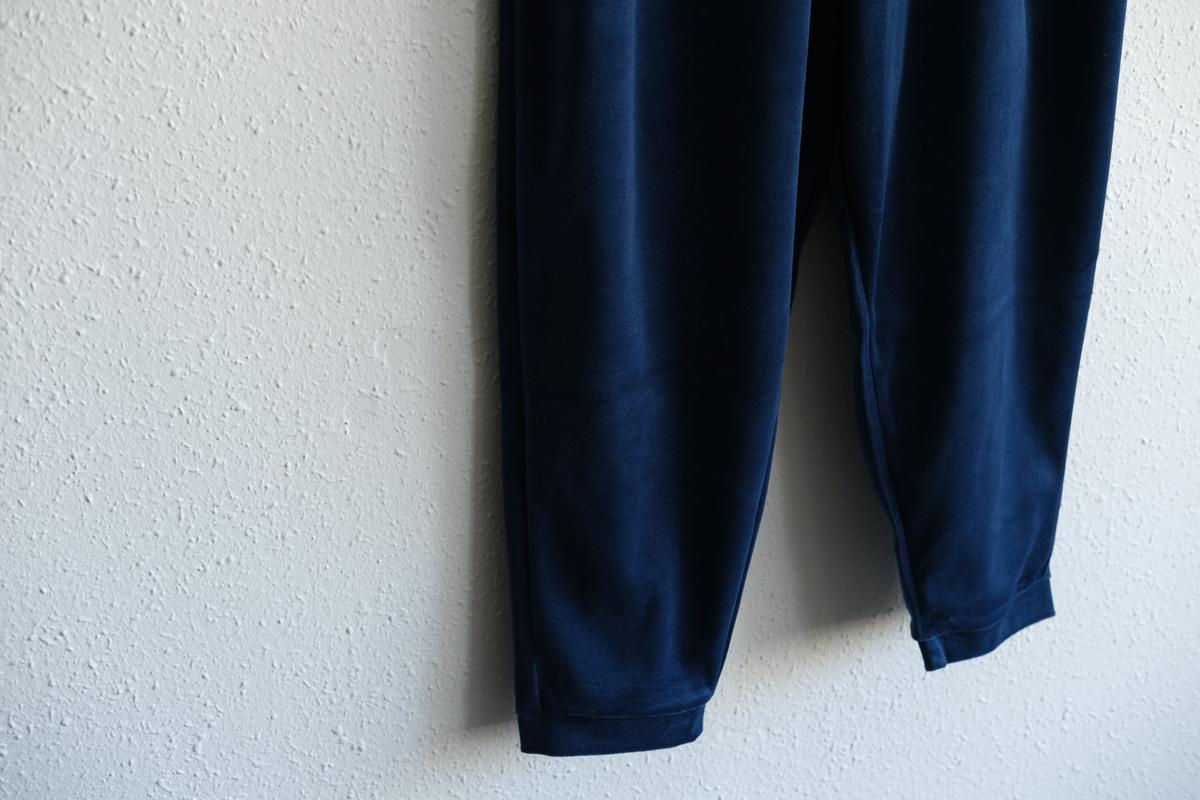 yohaku ドバイパンツ｜サーマル素材 ブラック｜unisex freesize