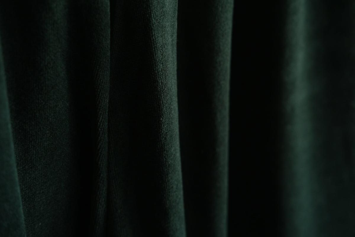 yohaku ドバイパンツ｜ベロア素材 グリーン｜unisex freesize