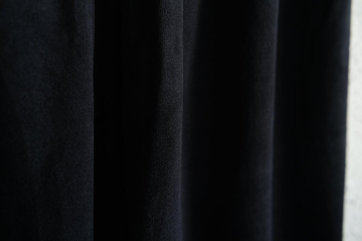 yohaku ドバイパンツ｜ベロア素材 ネイビー｜unisex freesize