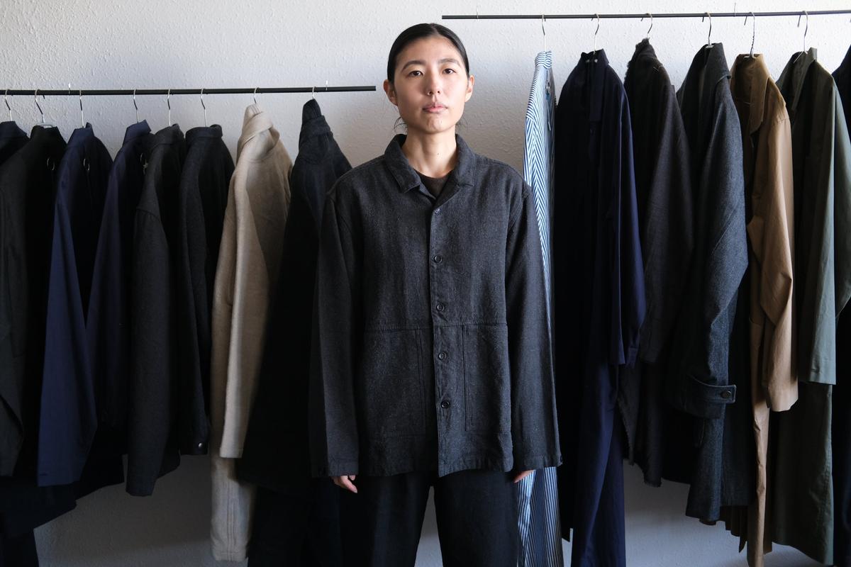 MITTAN / 亜麻苧麻絹シャツジャケット 墨茶 JK-76 / unisex – PINT_MN