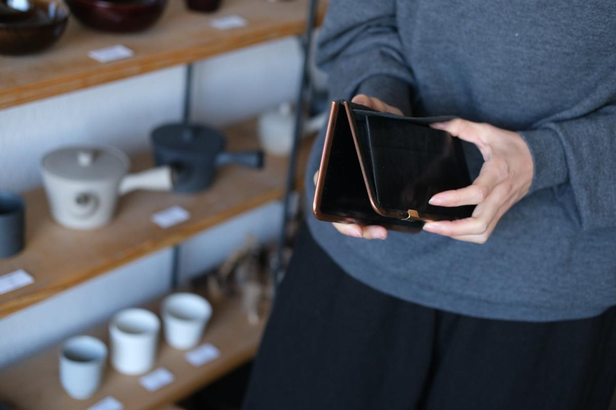 longwallet ＜ホースバット革 #black＞ 01