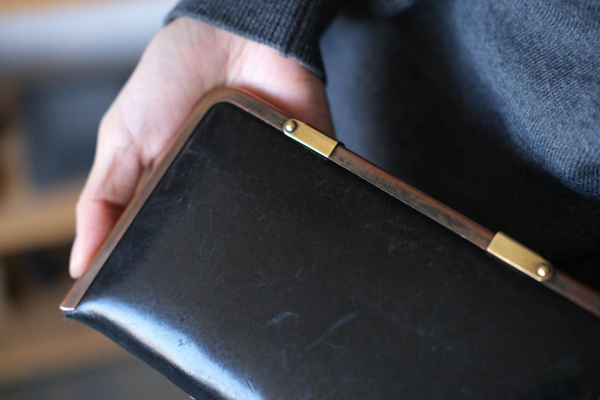 longwallet ＜ホースバット革 #black＞ 01