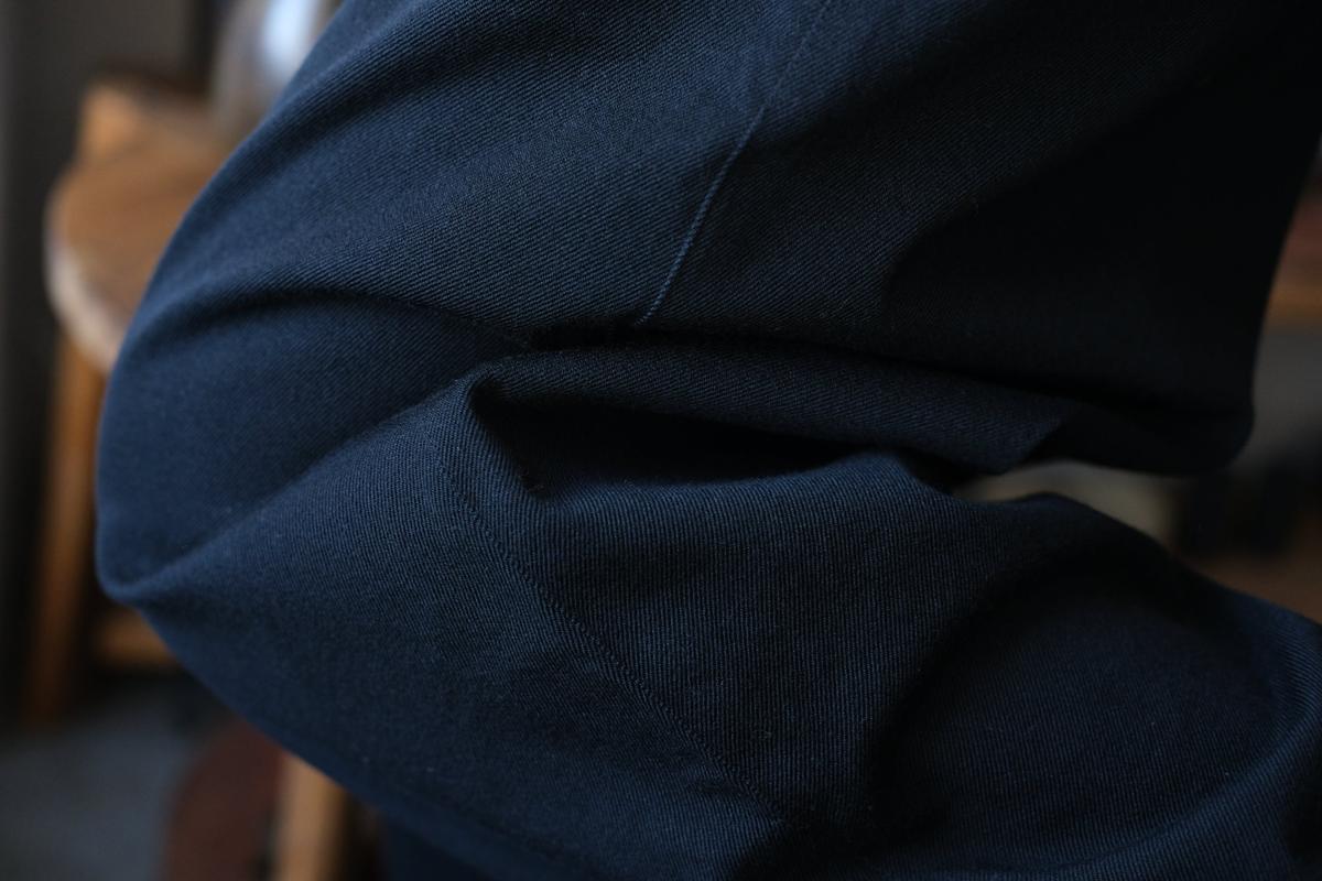 MITTAN / NMウールOCツイルパンツ 白黒 PT-125 / unisex