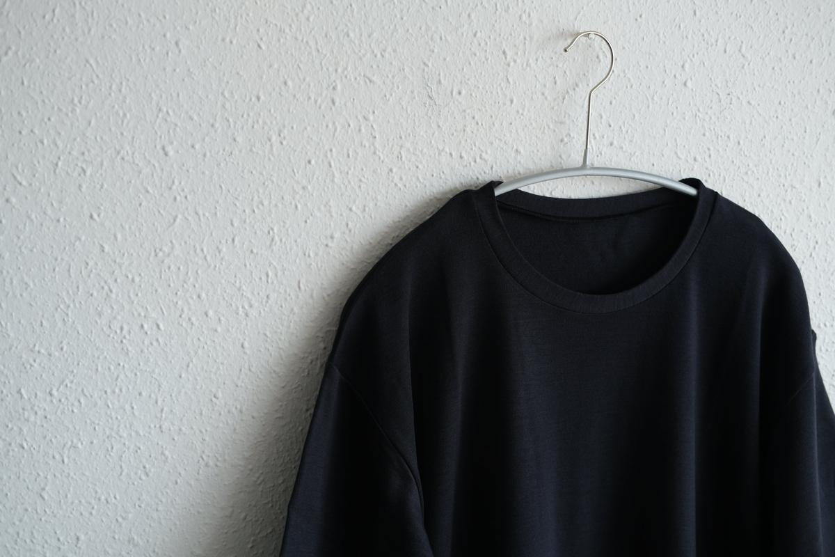 MITTAN / スーパー120’sウールスムース半袖 墨紺 T-34 / unisex