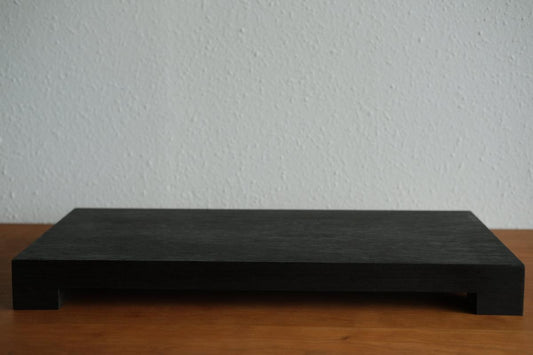 無垢材の切出し脚付き台 ウェンジ オイル仕上げ <5>