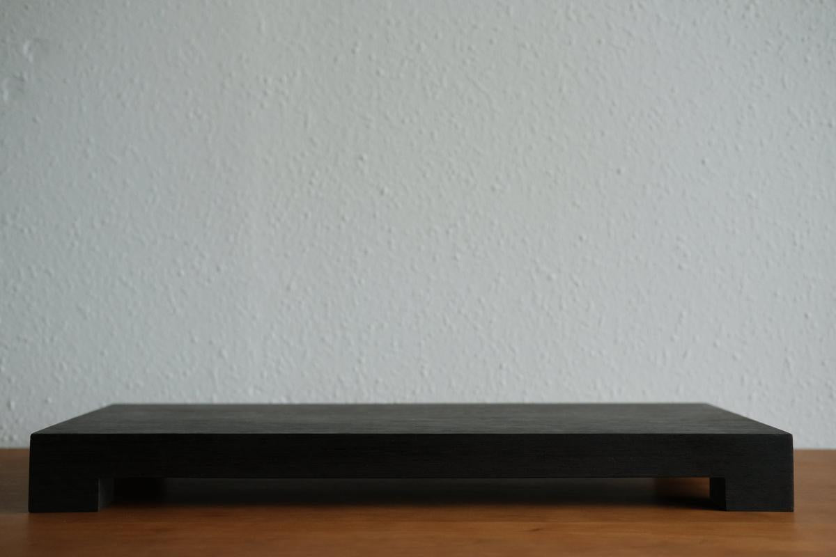 無垢材の切出し脚付き台 ウェンジ オイル仕上げ ＜5＞