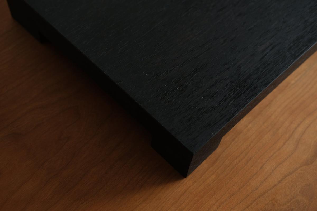 無垢材の切出し脚付き台 ウェンジ オイル仕上げ ＜5＞