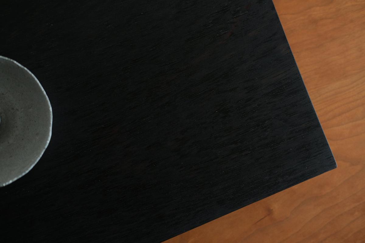 無垢材の切出し脚付き台 ウェンジ オイル仕上げ ＜5＞