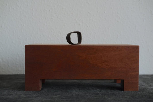 無垢材の切出し脚付き台 アサメラ オイル仕上げ <2>