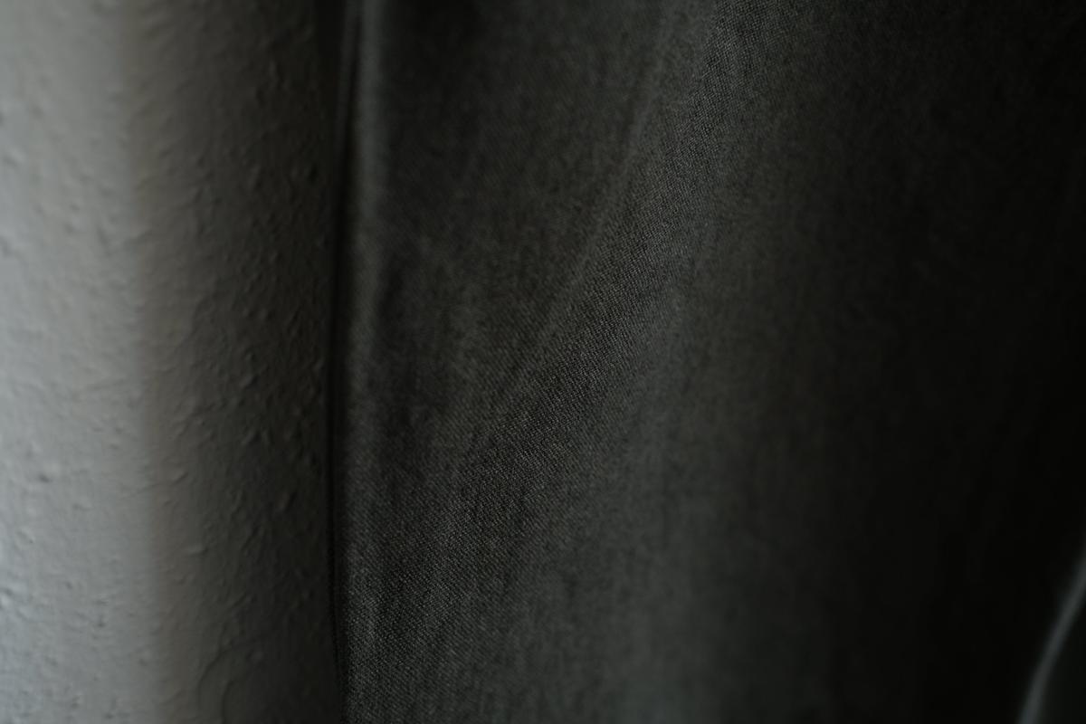 MITTAN / 亜麻苧麻ワイドパンツ 濃緑 PT-92 / unisex