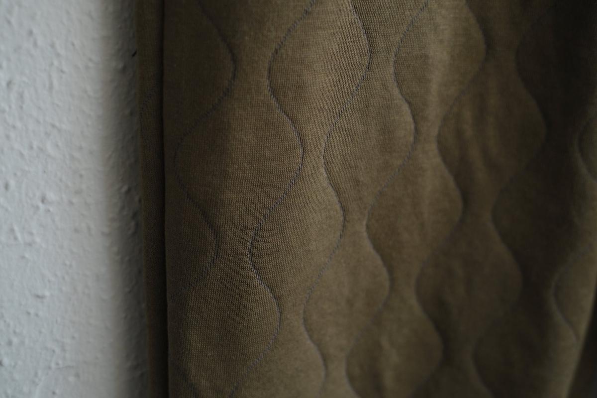 yohaku ドバイパンツ｜キルティング素材 カーキ｜unisex freesize