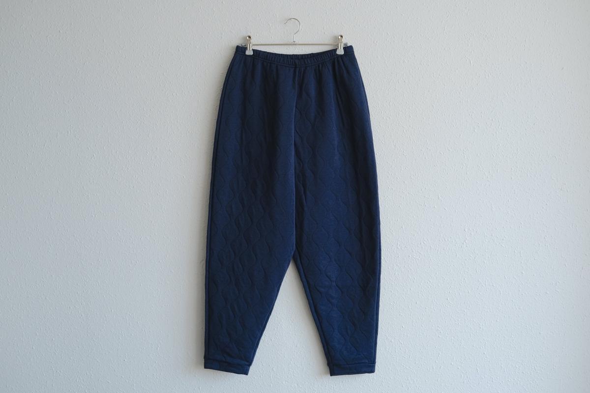 yohaku ドバイパンツ｜キルティング素材 カーキ｜unisex freesize