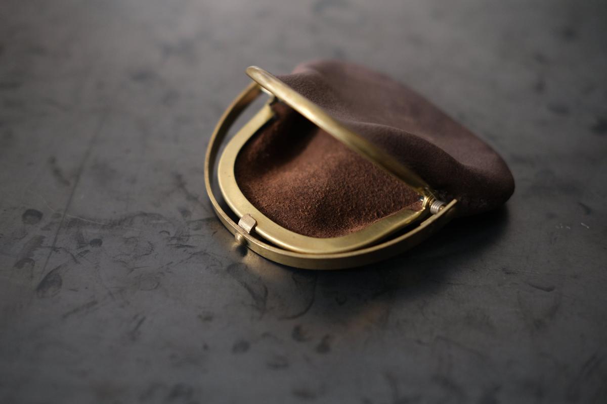 coin case ＜牛革 mocha＞