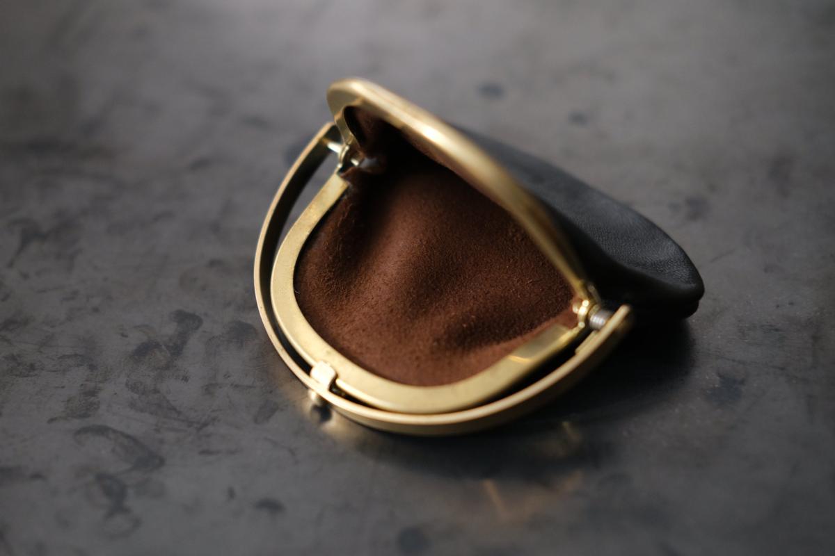 coin case ＜馬革 black＞