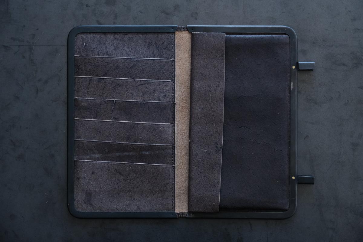longwallet ＜ホースバット革 #black＞ 01