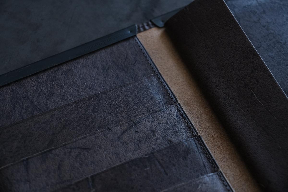 longwallet ＜ホースバット革 #black＞ 01