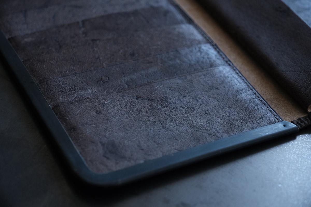 longwallet ＜ホースバット革 #black＞ 01