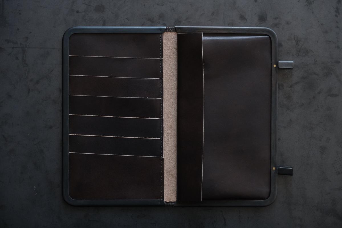 longwallet ＜牛革 #choco＞ 01