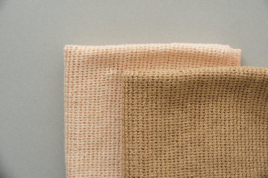 リネンニット メッシュタオル|ナッツ