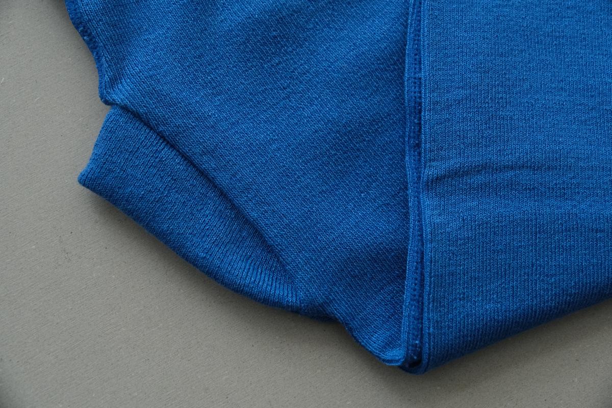 リネンニットレギンス マチ付き｜マリンブルー｜2 size