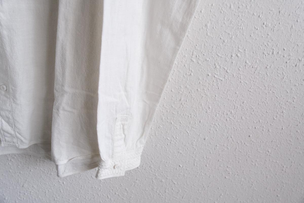 MITTAN / カディシャツ（補強）白 SH-81BH / unisex