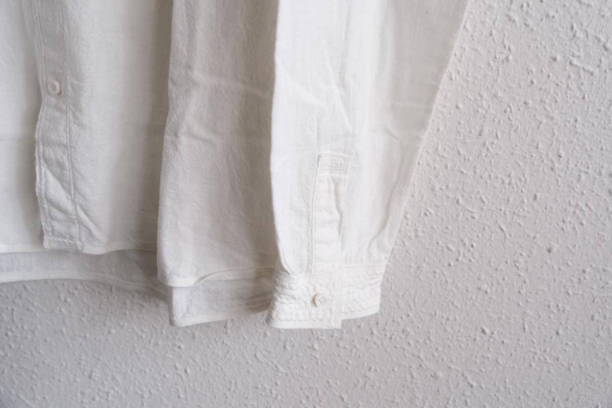 MITTAN / カディシャツ（補強）白 SH-81BH / unisex