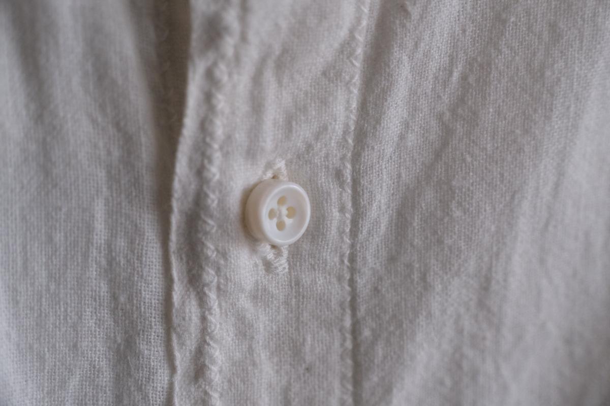 MITTAN / カディシャツ（補強）白 SH-81BH / unisex