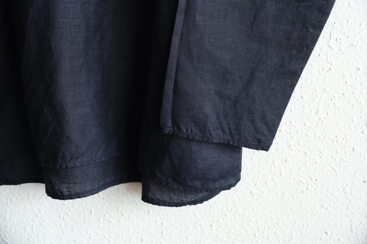 MITTAN / 大麻長袖プルオーバー 濃紺 SH-126 / unisex