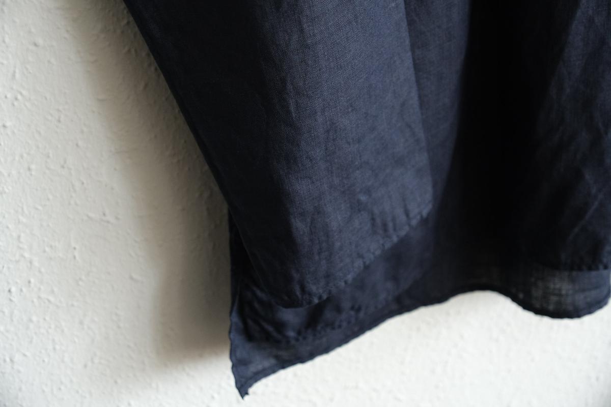 MITTAN / 大麻長袖プルオーバー 濃紺 SH-126 / unisex