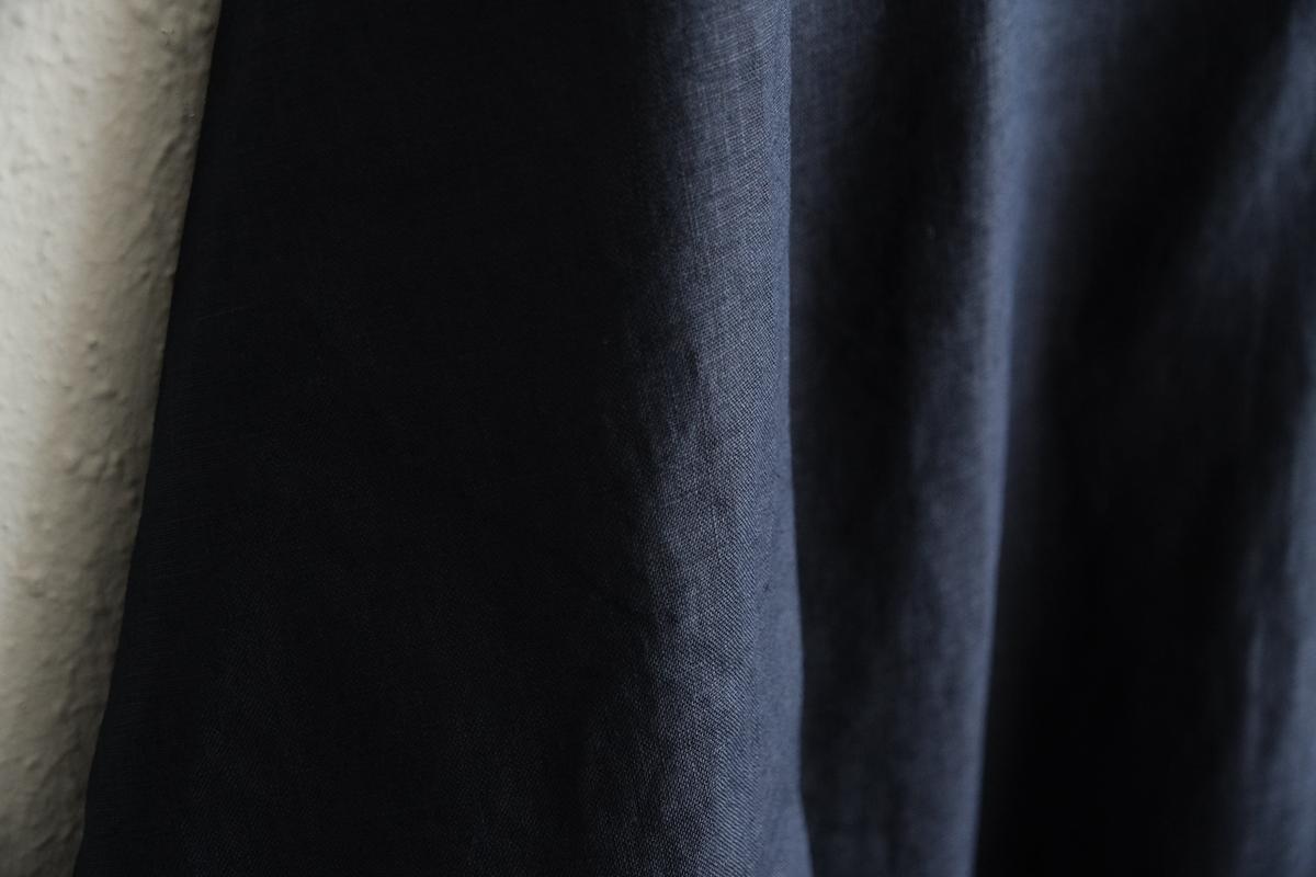 MITTAN / 大麻長袖プルオーバー 濃紺 SH-126 / unisex