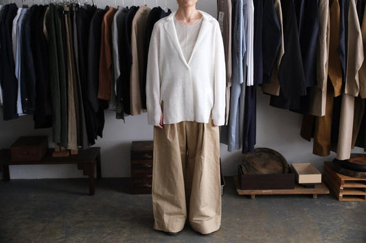 【new】enrica bagasse chino pants｜BEIGE｜PANTS145