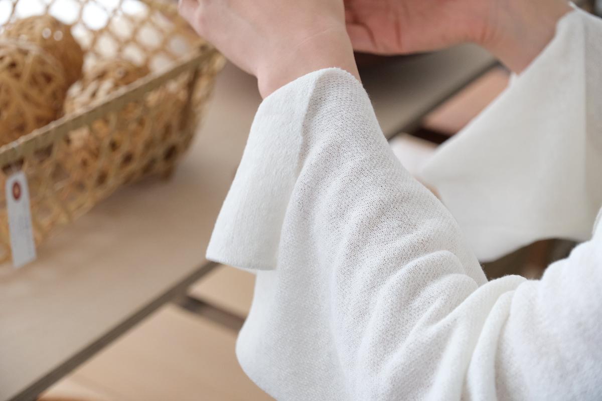 enrica linen knit jacket｜WHITE