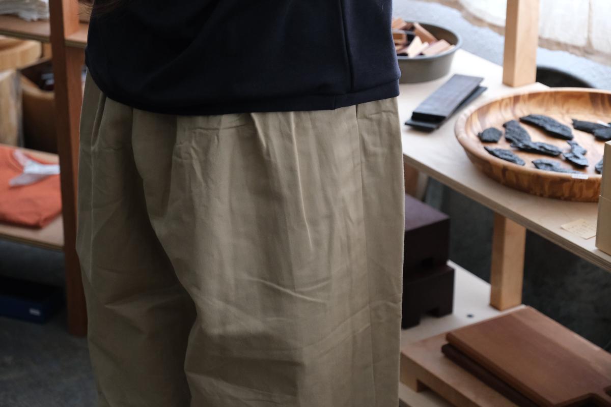 【new】enrica bagasse chino pants｜BEIGE｜PANTS145