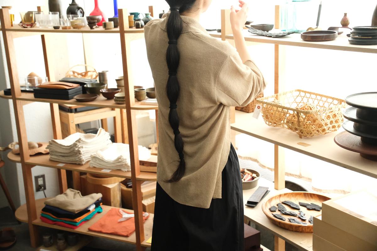 enrica linen knit jacket｜BEIGE