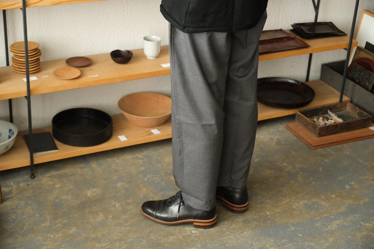 MITTAN / エアリーウールワイドパンツ 濃紺 PT-107 / unisex