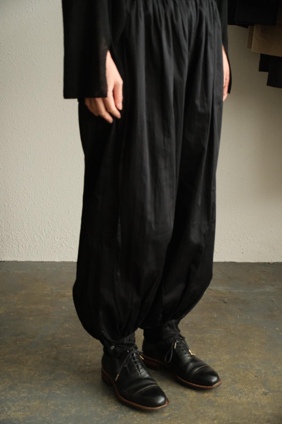 【new】enrica cotton pants｜BLACK｜PANTS156