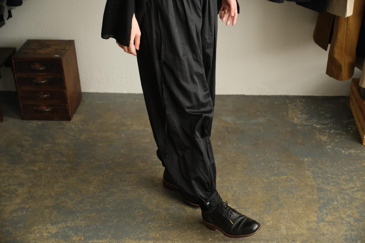 【new】enrica cotton pants｜BLACK｜PANTS156