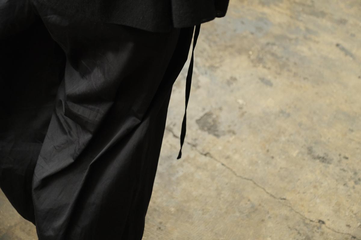 【new】enrica cotton pants｜BLACK｜PANTS156