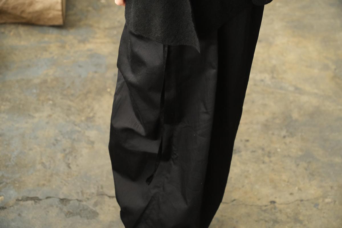 【new】enrica cotton pants｜BLACK｜PANTS156