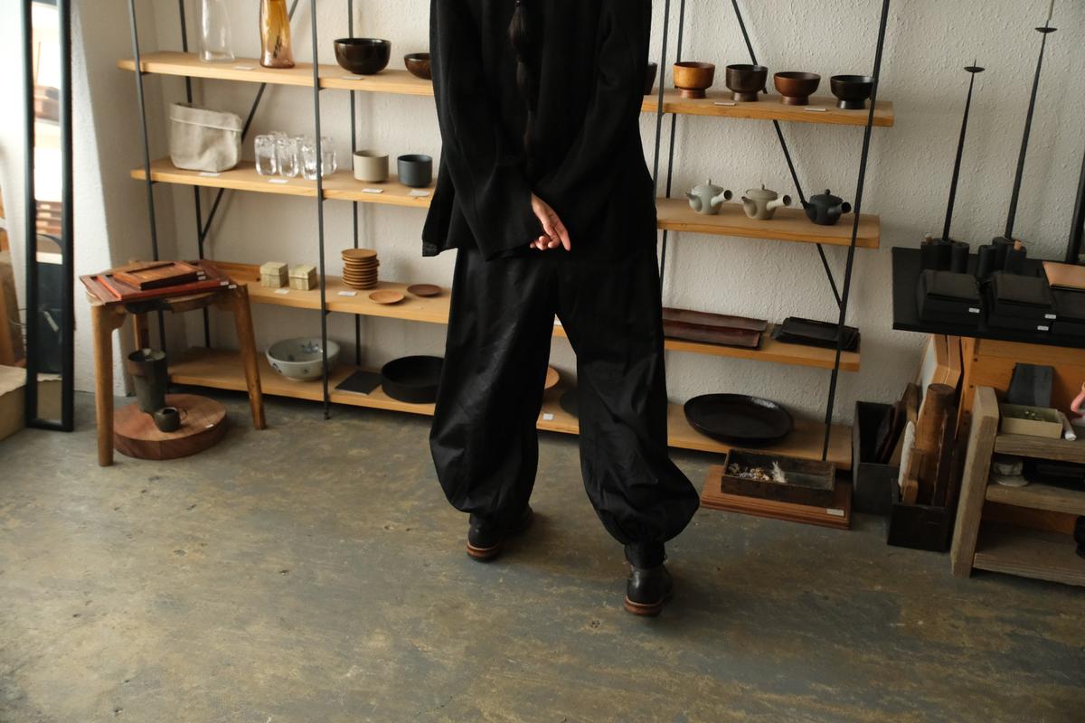 【new】enrica cotton pants｜BLACK｜PANTS156