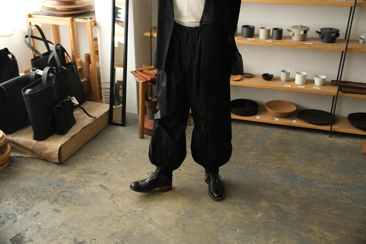 【new】enrica cotton pants｜BLACK｜PANTS156