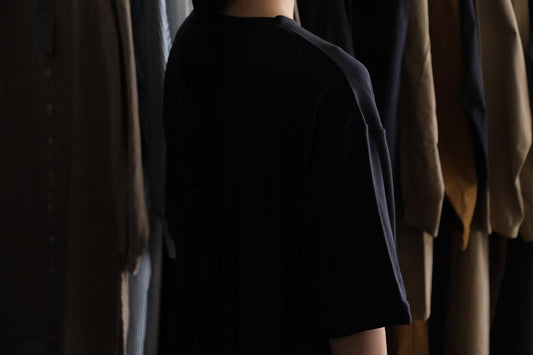 MITTAN / スーパー120’sウールスムース半袖 墨紺 T-34 / unisex